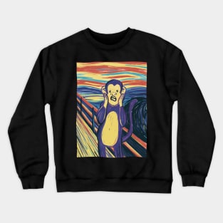 Primate Scream Expressionism Crewneck Sweatshirt